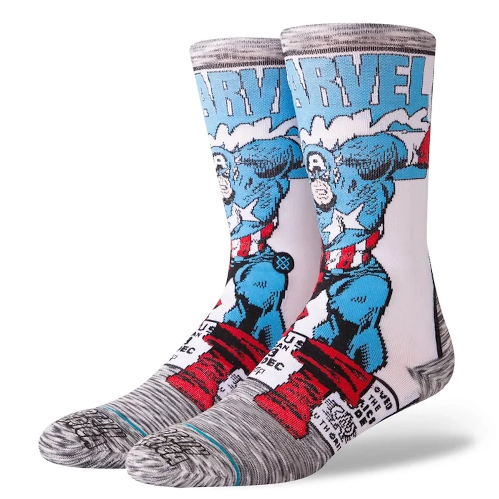 Stance Marvel Captain America Comic Socks - M Image 1