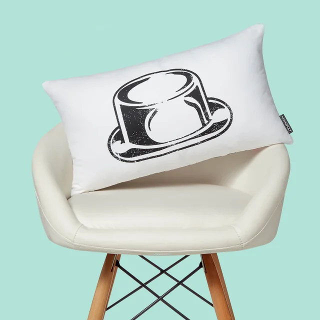 Monopoly Hat Rectangular Cushion