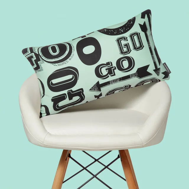Monopoly Go! Letterpress Rectangular Cushion