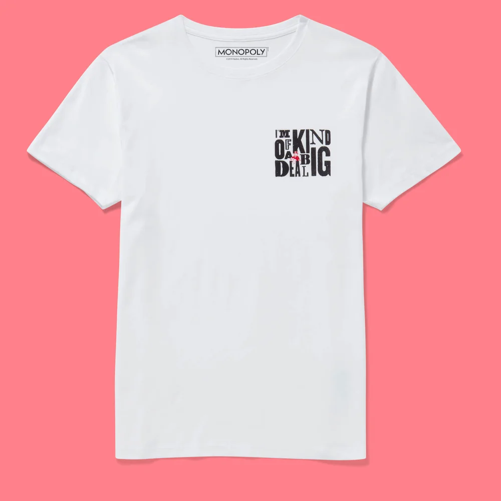 Monopoly King Of Dealing T-Shirt - White - S - White Image 1