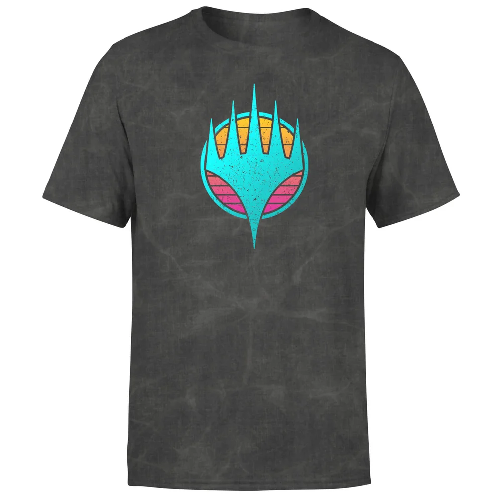 Magic The Gathering 80's Logo Men's T-Shirt - Acid Wash - S Image 1