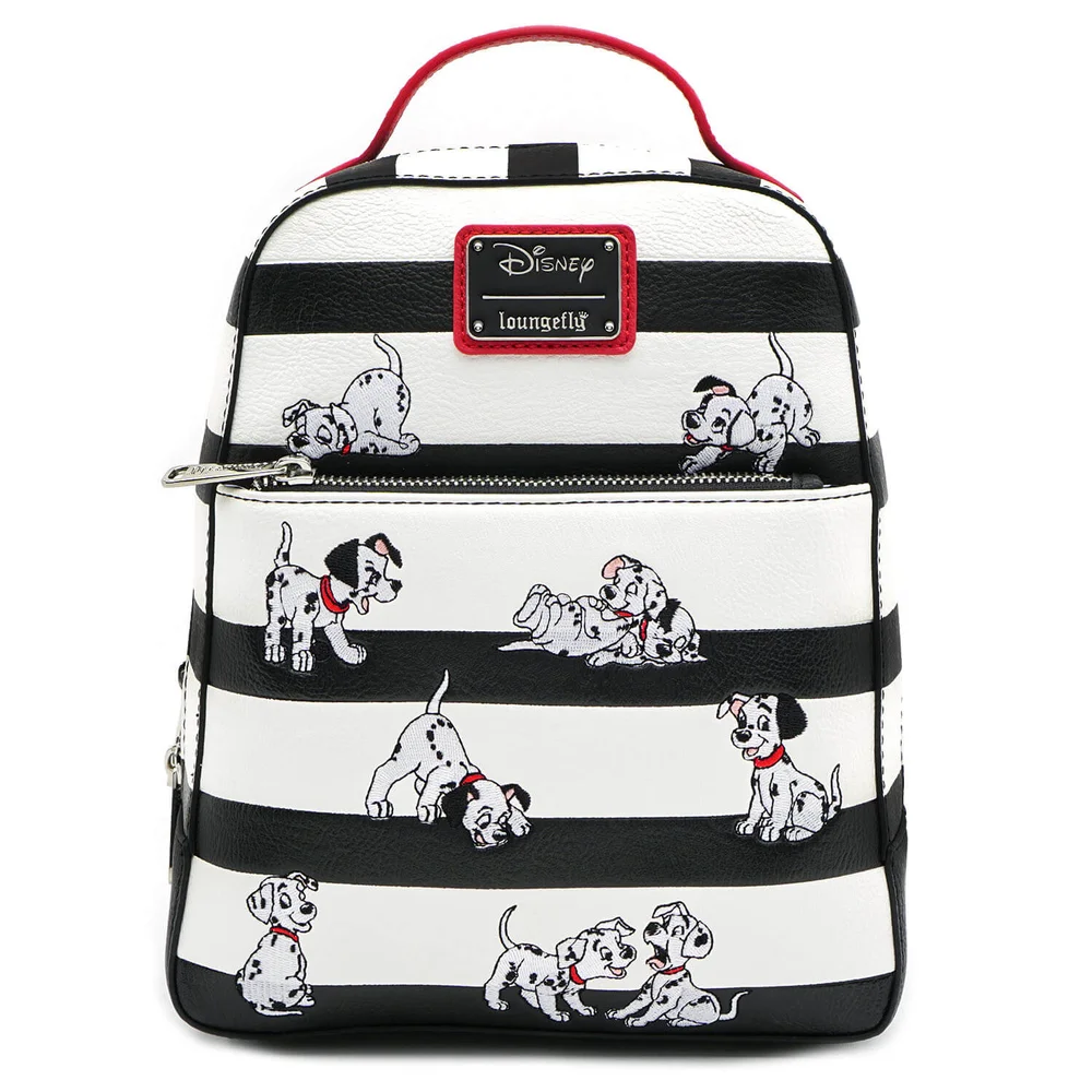 Loungefly Disney 101 Dalmatians Striped Mini Backpack Image 1