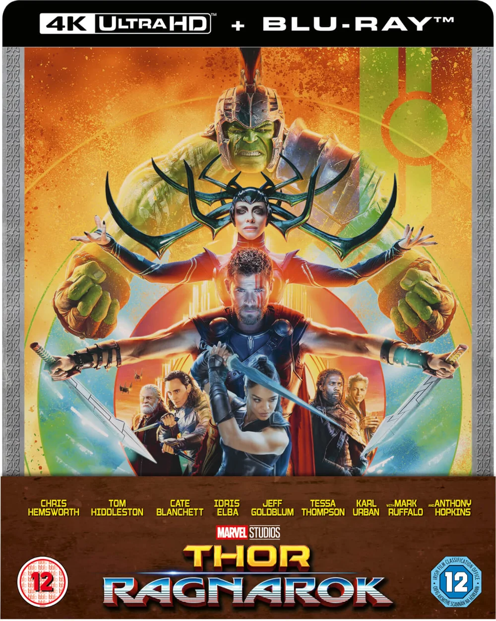 Thor Ragnarok – 4K Ultra HD (Includes 2D Blu-ray) Zavvi UK Exclusive Steelbook Image 1