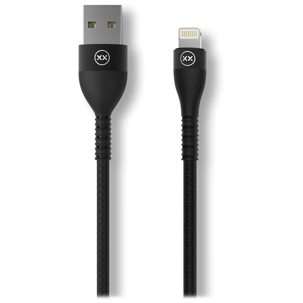 Mixx 1.2 Meter - USB A to Lightning - MFI Version - Black Image 1