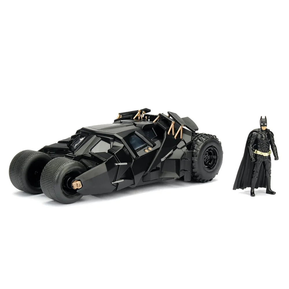 Jada Die Cast 1:24 2008 Batmobile with Diecast Batman Image 1