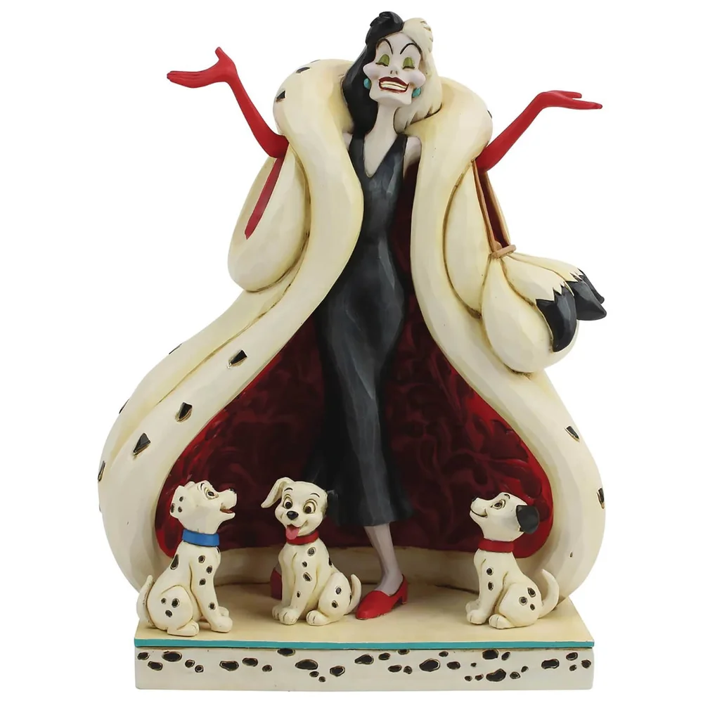 Disney Traditions - The Cute and the Cruel (Cruella and Puppies Figurine) Image 1