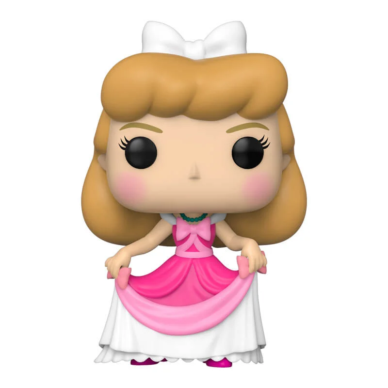 Disney Cinderella in Pink Dress Pop! Vinyl Figure Image 1