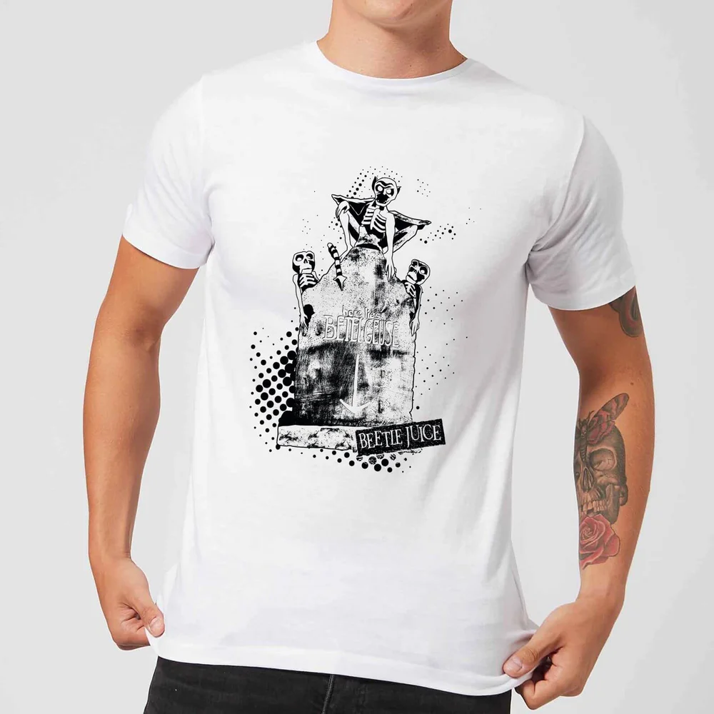 Beetlejuice Here Lies Betelgeuse Unisex T-Shirt - White - S - White Image 1