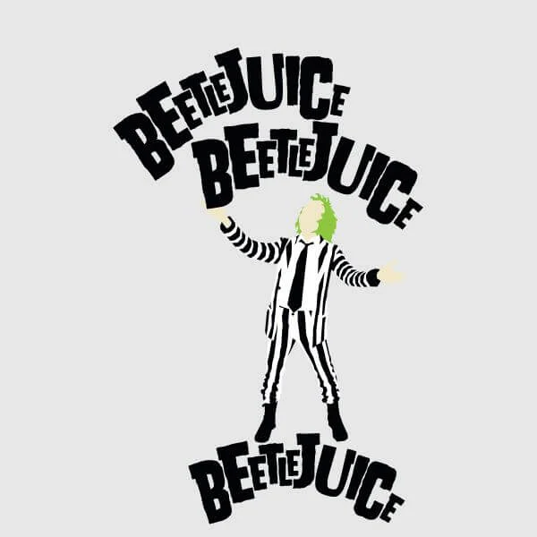 Beetlejuice Beetlejuice Beetlejuice Women's T-Shirt - Grey