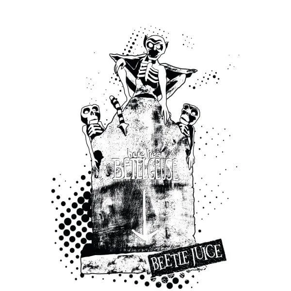 Beetlejuice Here Lies Betelgeuse Women's T-Shirt - White