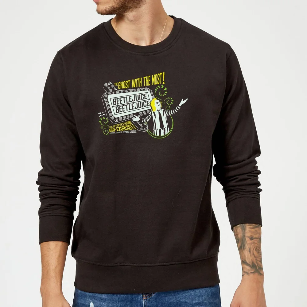 Beetlejuice The Ghost With The Most Sweatshirt - Black - S Image 1