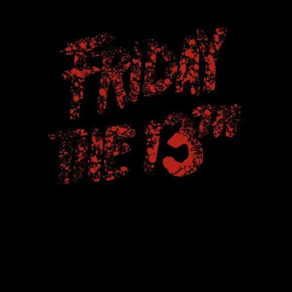 Friday the 13th Logo Blood Sweatshirt - Black