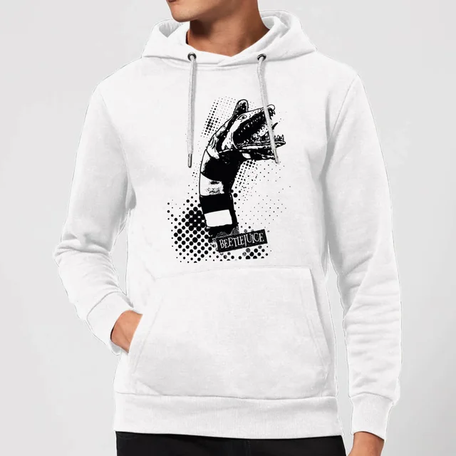 Beetlejuice Sandworm Attack Hoodie - White