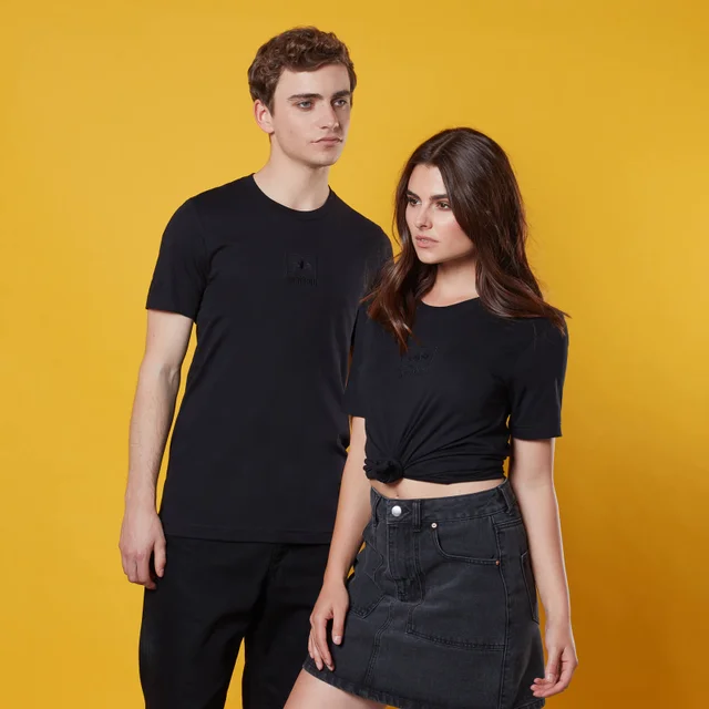 Guardian Box Embroidered T-Shirt - Black