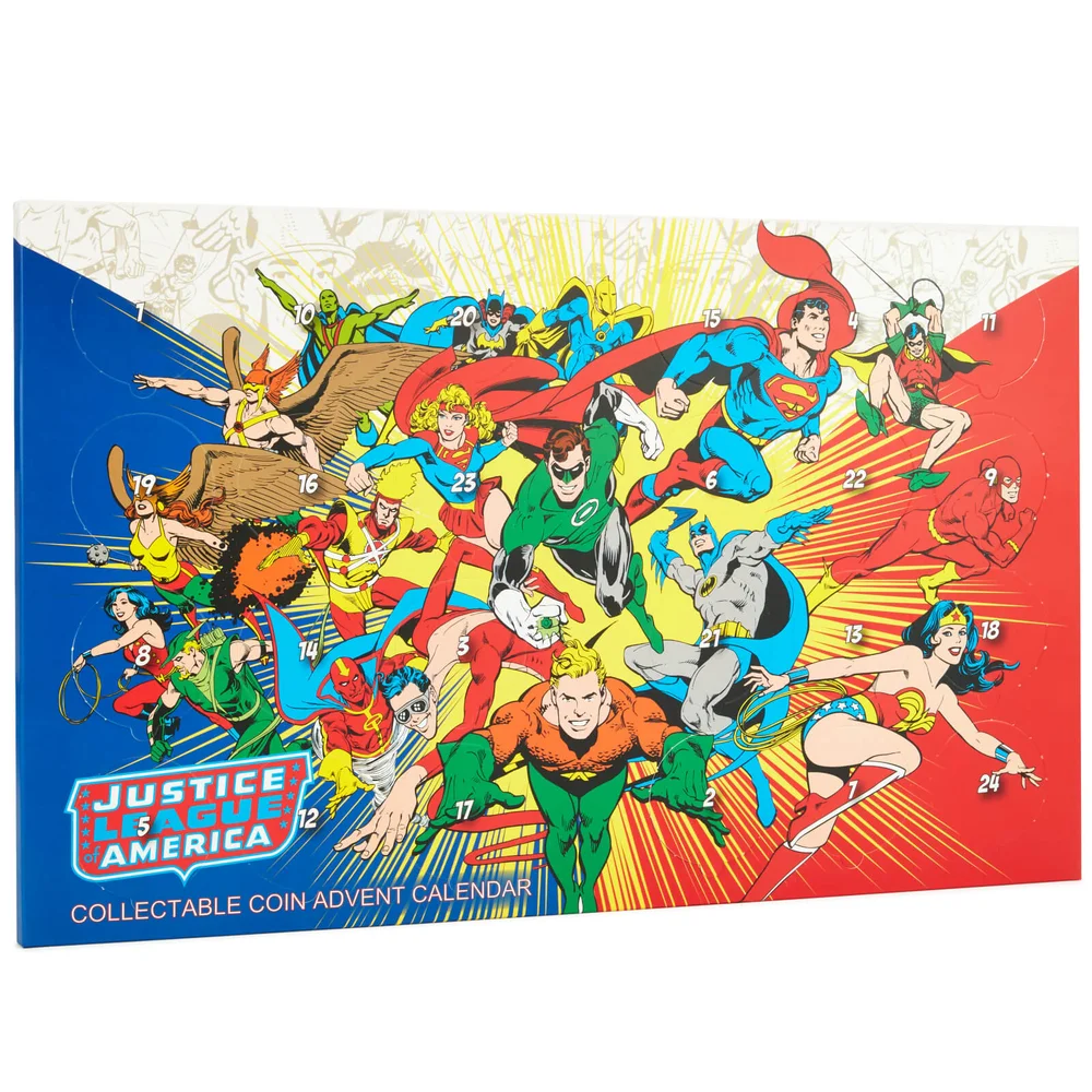 DC Comics JLA Limited Edition Collectible Coin Advent Calendar - Zavvi Exclusive Image 1