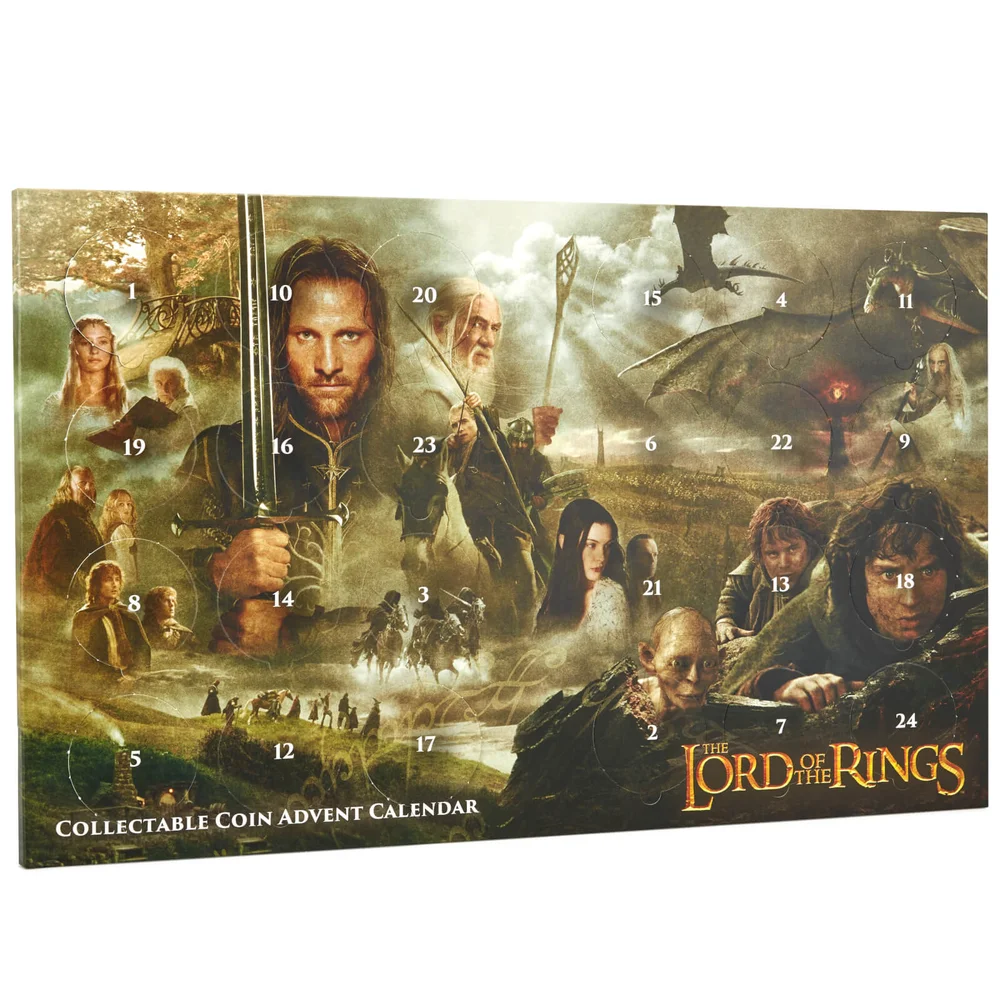 Lord of the Rings Limited Edition Collectible Coin Advent Calendar - Zavvi Exclusive Image 1