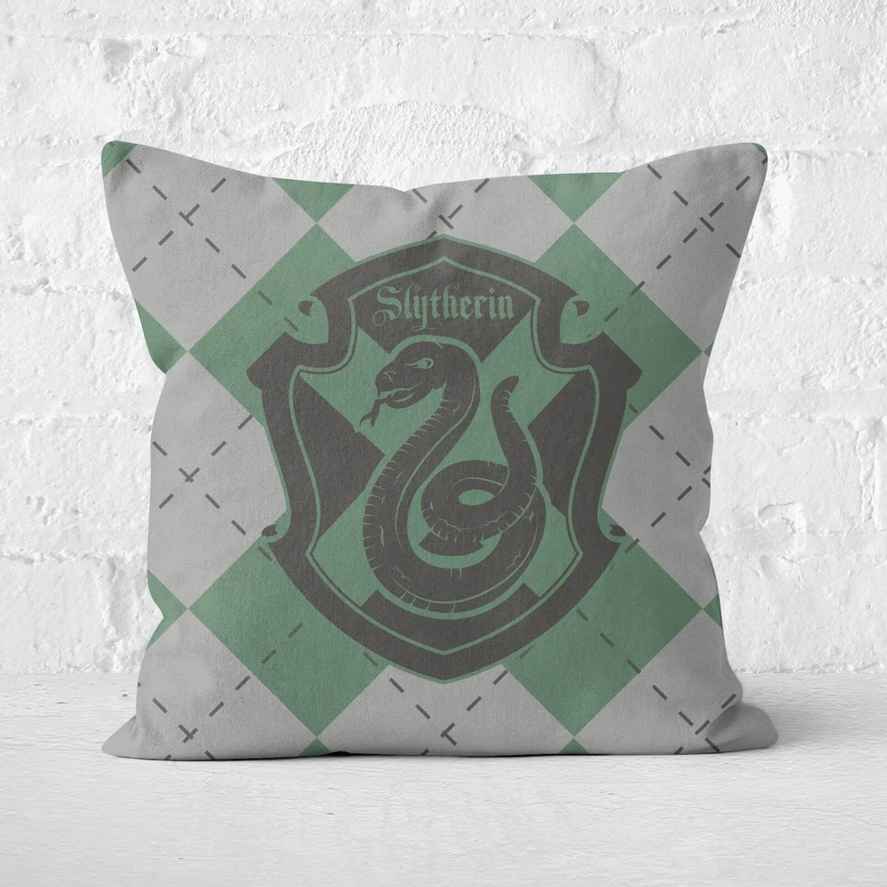 Harry Potter Slytherin Square Cushion - 50x50cm Image 1