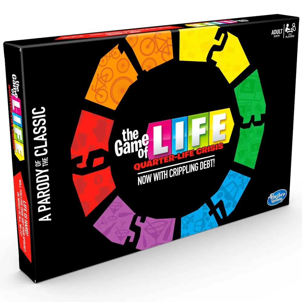 Hasbro The Game of Life Board Game - Quarter Life Crisis Image 1