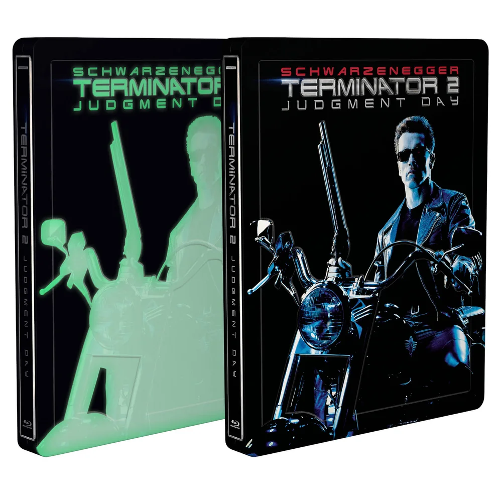 Terminator 2: Judgment Day 4K Ultra HD Zavvi UK Exclusive Steelbook (Includes 2D Blu-ray) *Glow in the Dark* Image 1