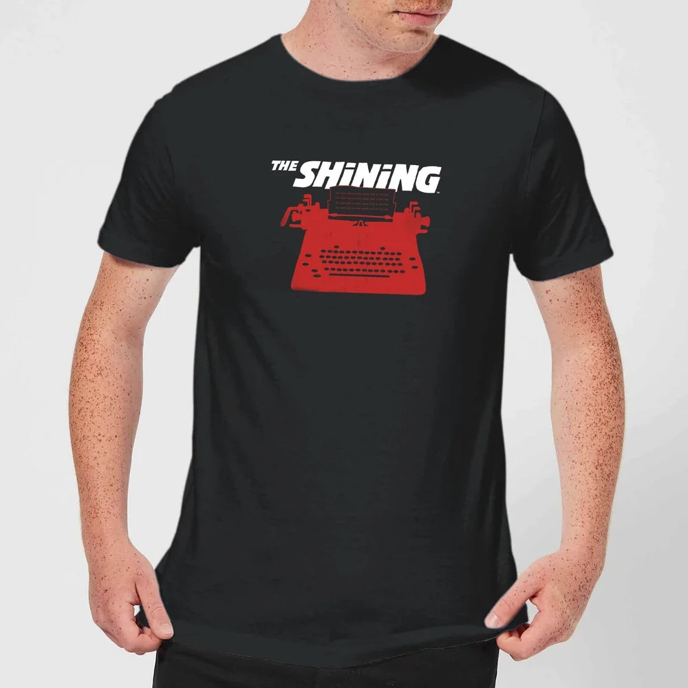 The Shining Red Typewriter Men's T-Shirt - Black - S - Black Image 1
