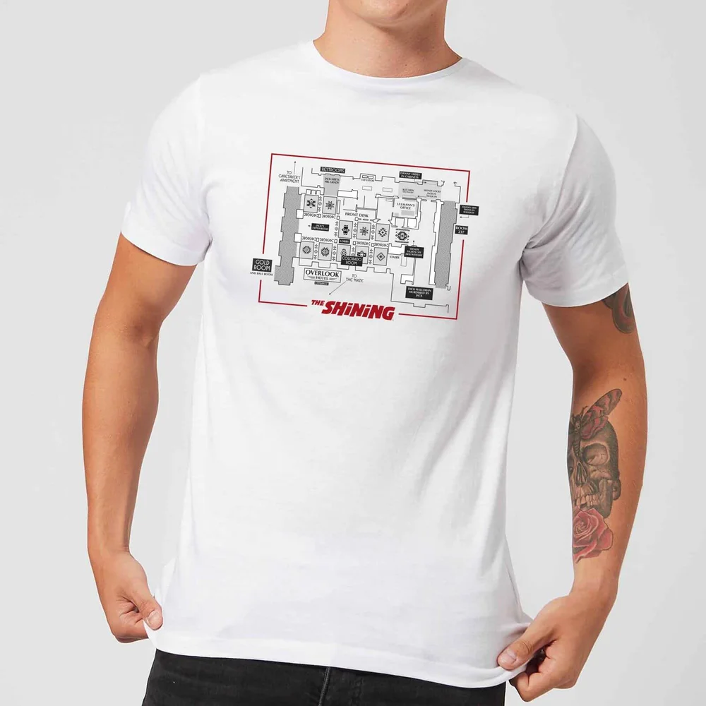 The Shining Floor Plan Men's T-Shirt - White - S Image 1