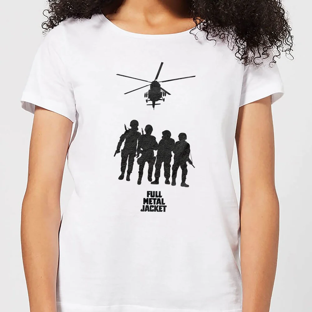 Full Metal Jacket Soliders And Helicopter Women's T-Shirt - White - S - White Image 1