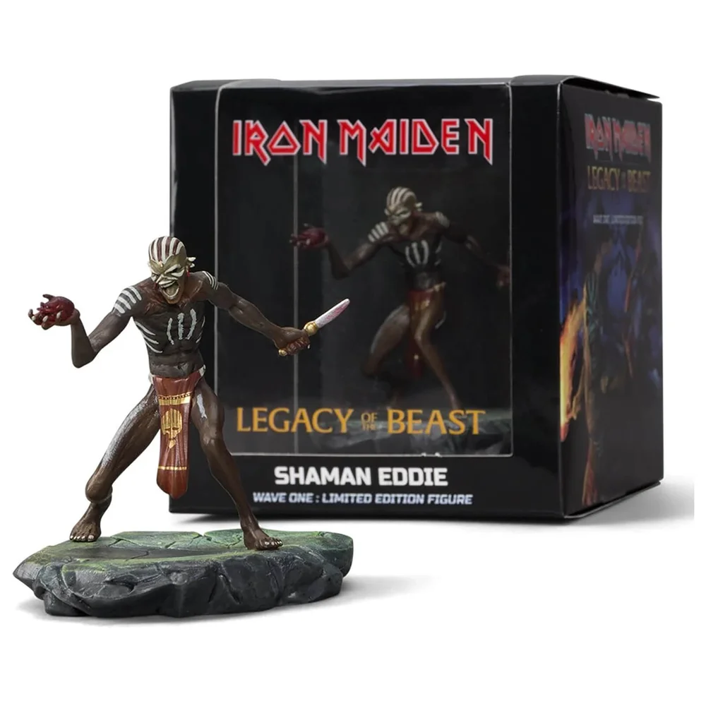 Iron Maiden Legacy of the Beast - Shaman Eddie Figure Image 1