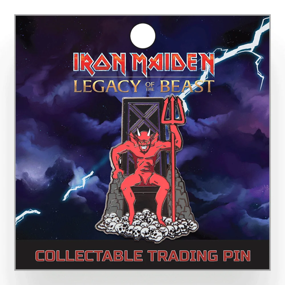 Iron Maiden Legacy of the Beast Lapel Pin - The Beast Image 1