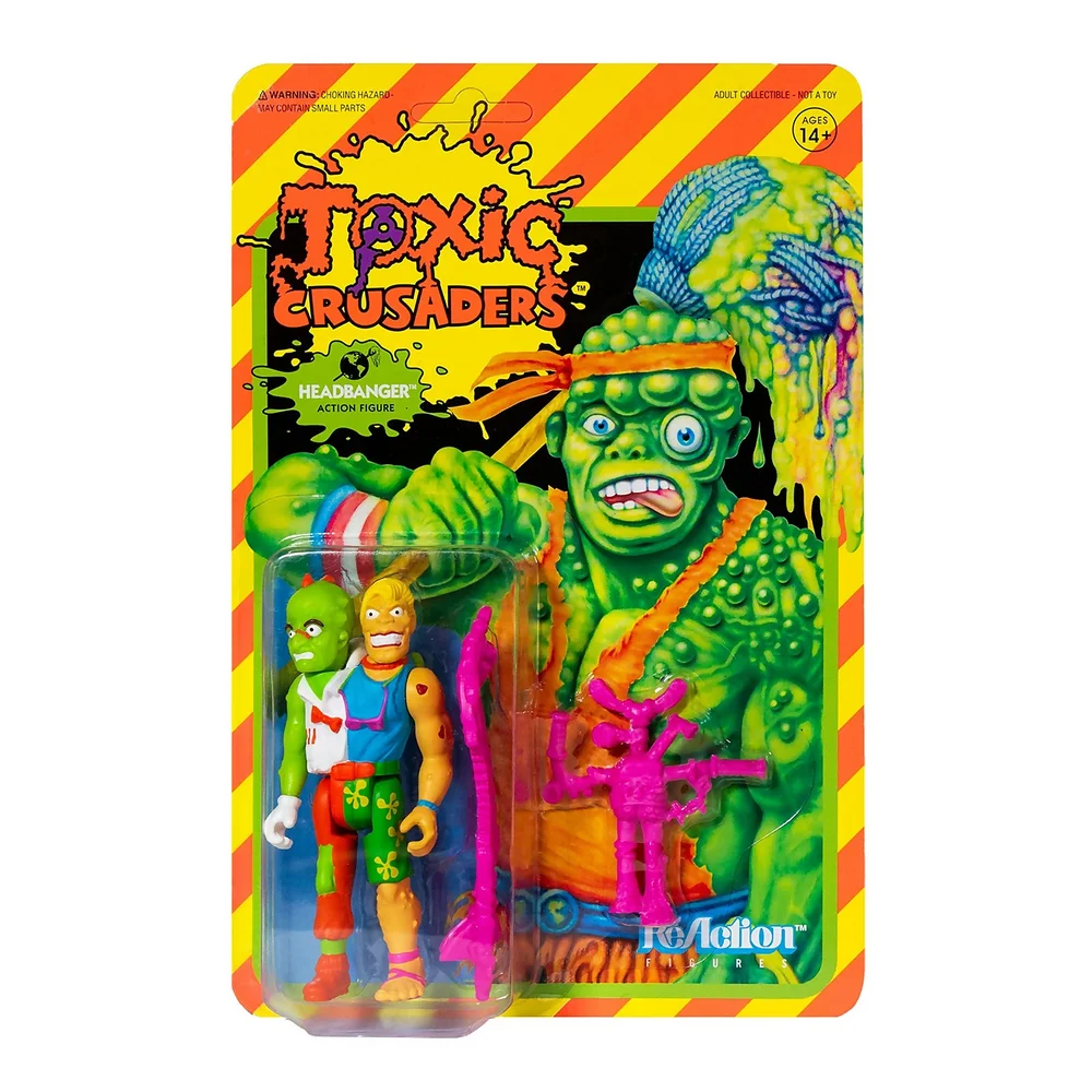 Super7 Toxic Crusaders ReAction Figure - Headbanger Image 1