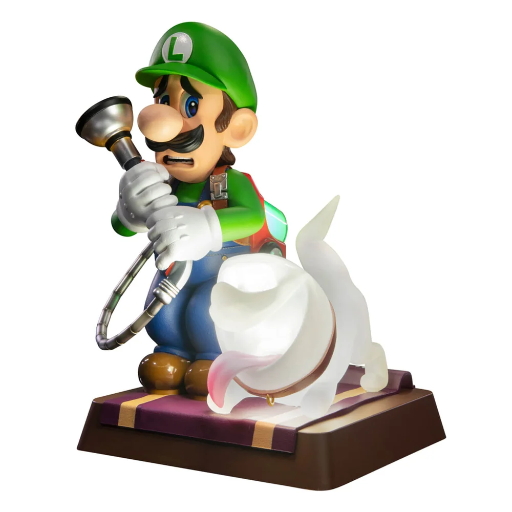 First 4 Figures Luigi's Mansion Collectors Edition 25cm PVC Figures - Luigi and Polterpup Image 1