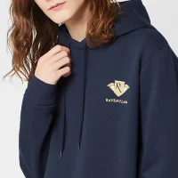 Harry Potter Ravenclaw Unisex Embroidered Hoodie - Navy