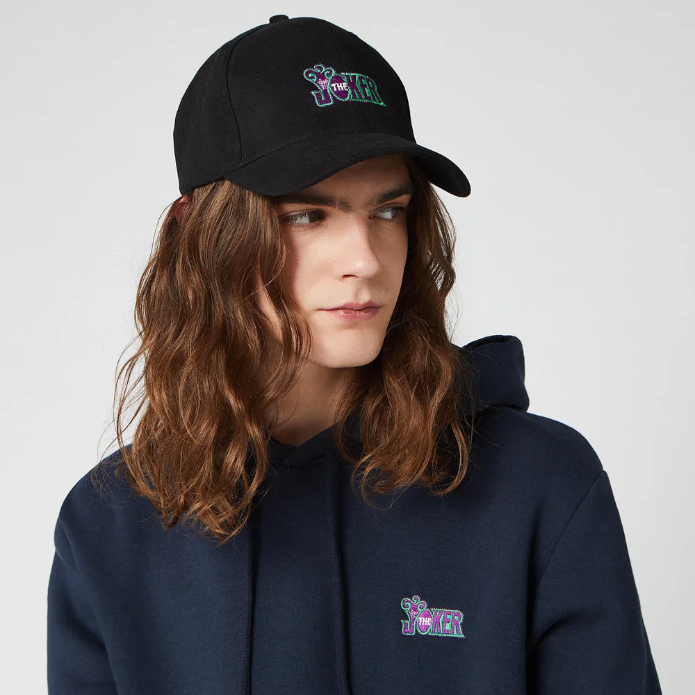 DC The Joker Embroidered Cap - Black Image 1