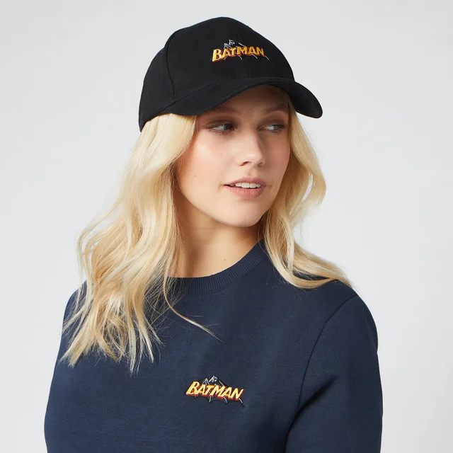 DC Batman Embroidered Cap - Black