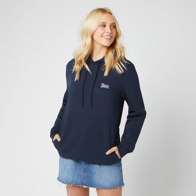 DC The Joker Unisex Embroidered Hoodie - Black