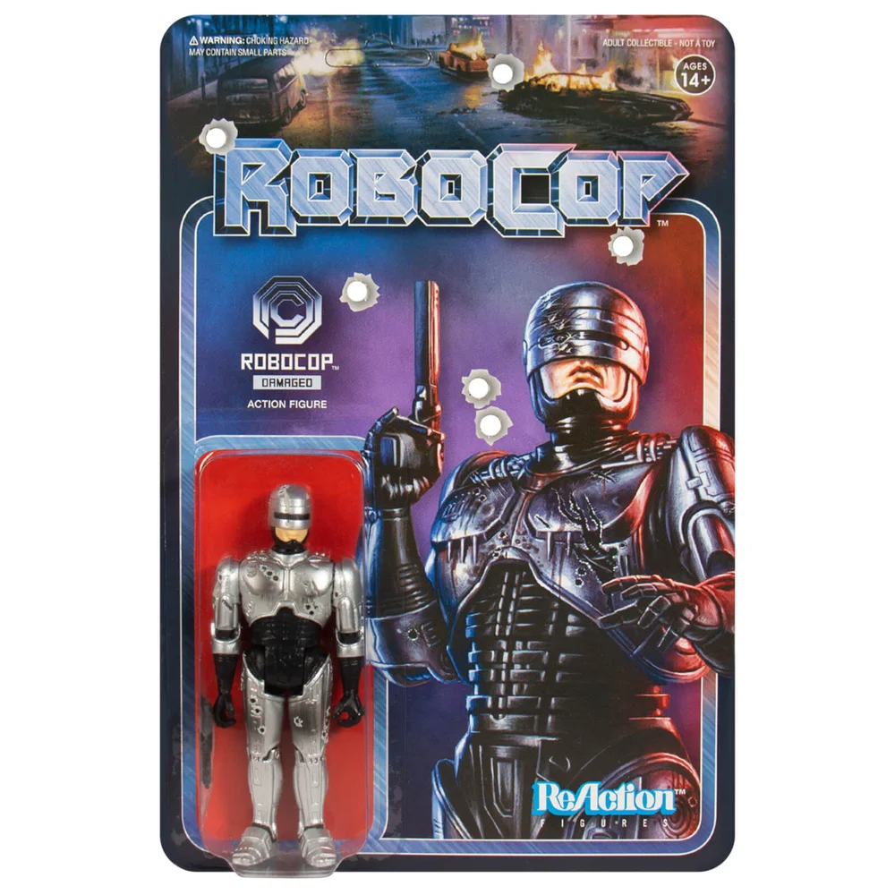 Super7 Robocop ReAction Figure - Robocop Battle Damaged Image 1