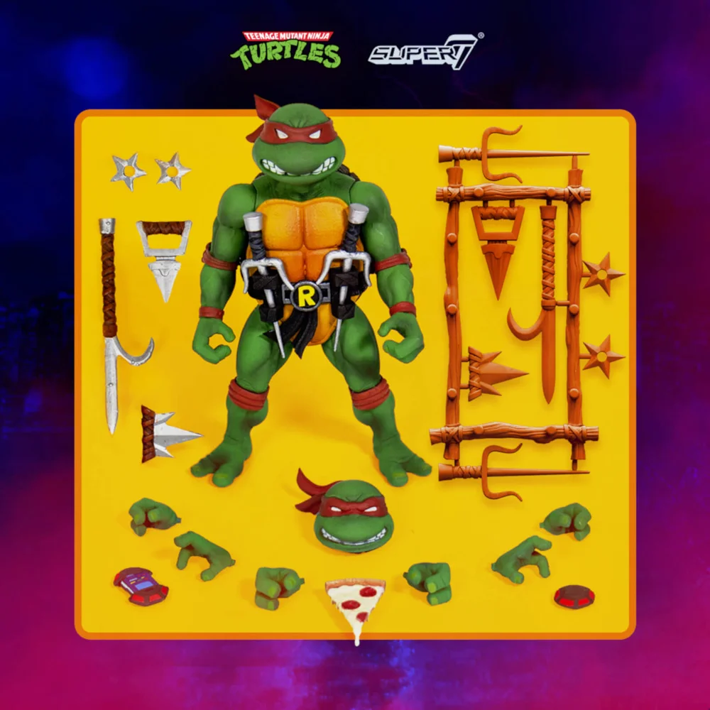 Super7 Teenage Mutant Ninja Turtles ULTIMATES! Figure - Raphael Image 1