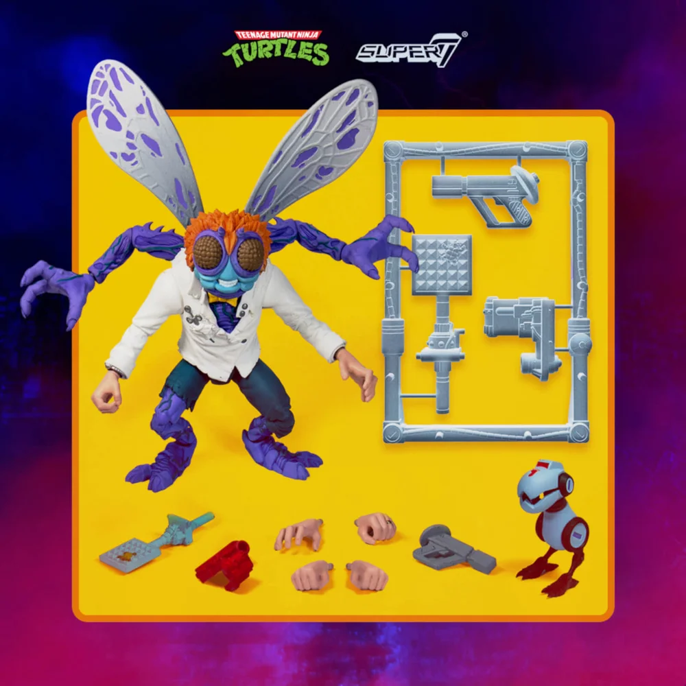 Super7 Teenage Mutant Ninja Turtles ULTIMATES! Figure - Baxter Stockman Image 1