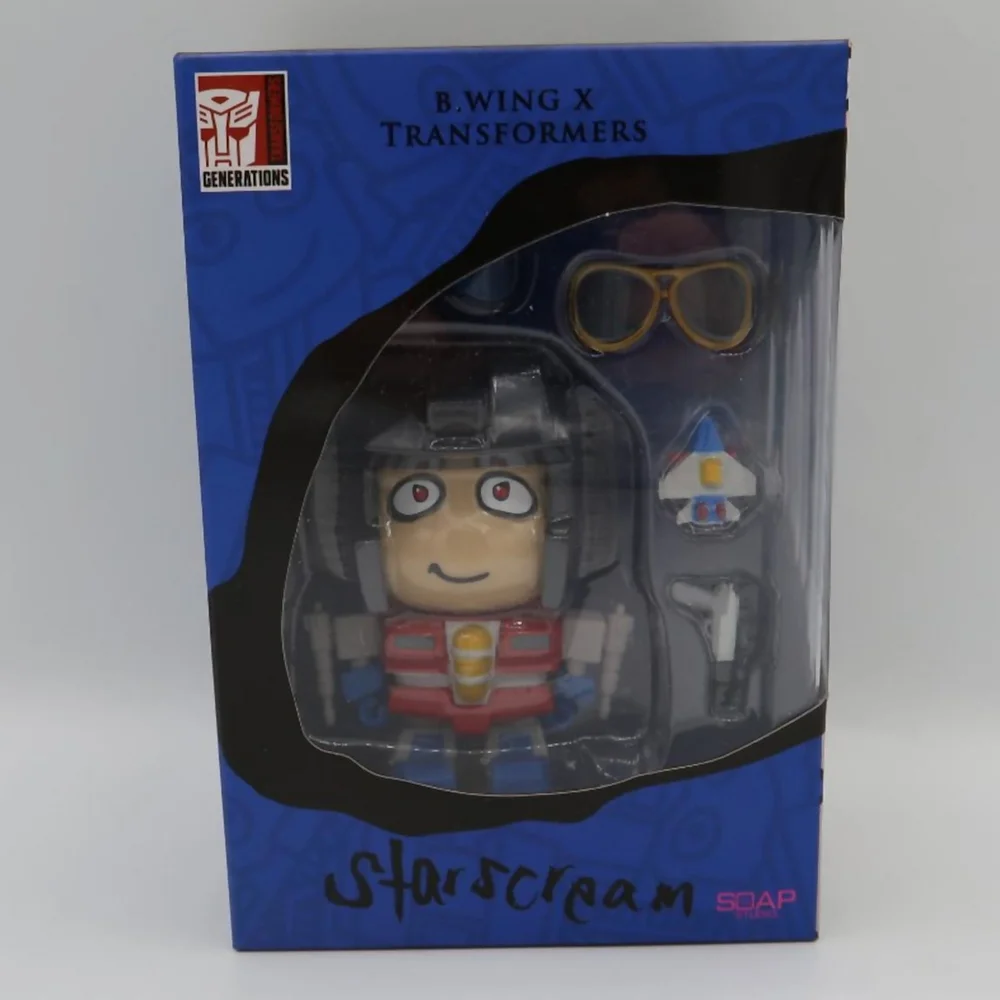 Soap Studios B.Wing X Transformers Starscream 4" Collectable Figure - Zavvi UK Exclusive Image 1