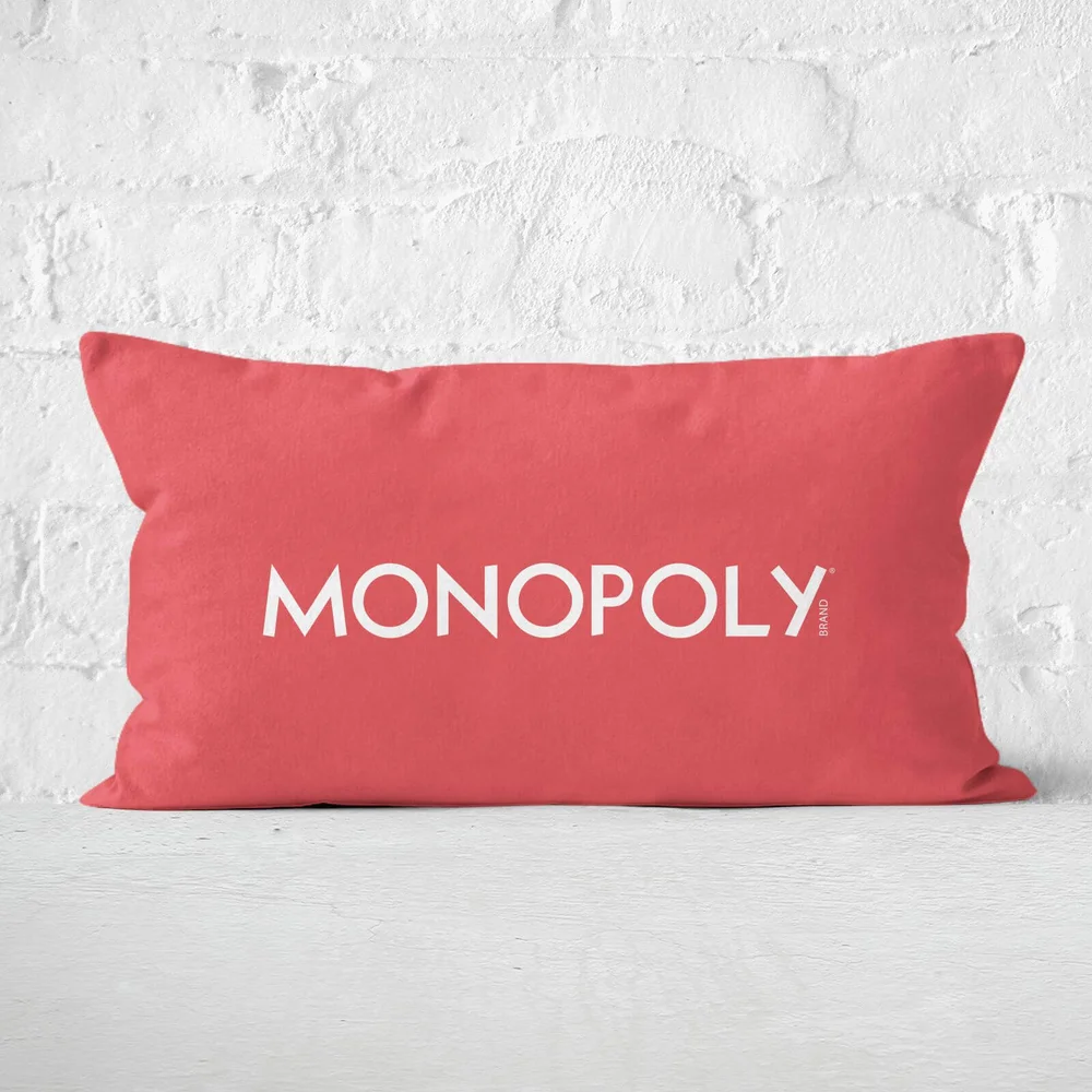 Monopoly Go Cushion 30x50cm Rectangular Cushion - Soft Touch Image 1