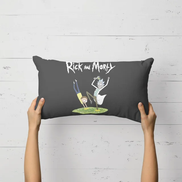Rick And Morty Portal Rectangular Cushion