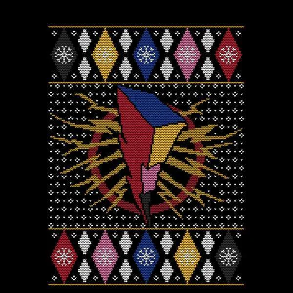 Power Rangers Christmas Sweater - Black