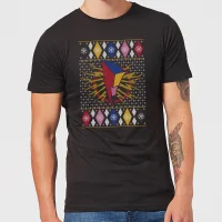 Power Rangers Men's Christmas T-Shirt - Black