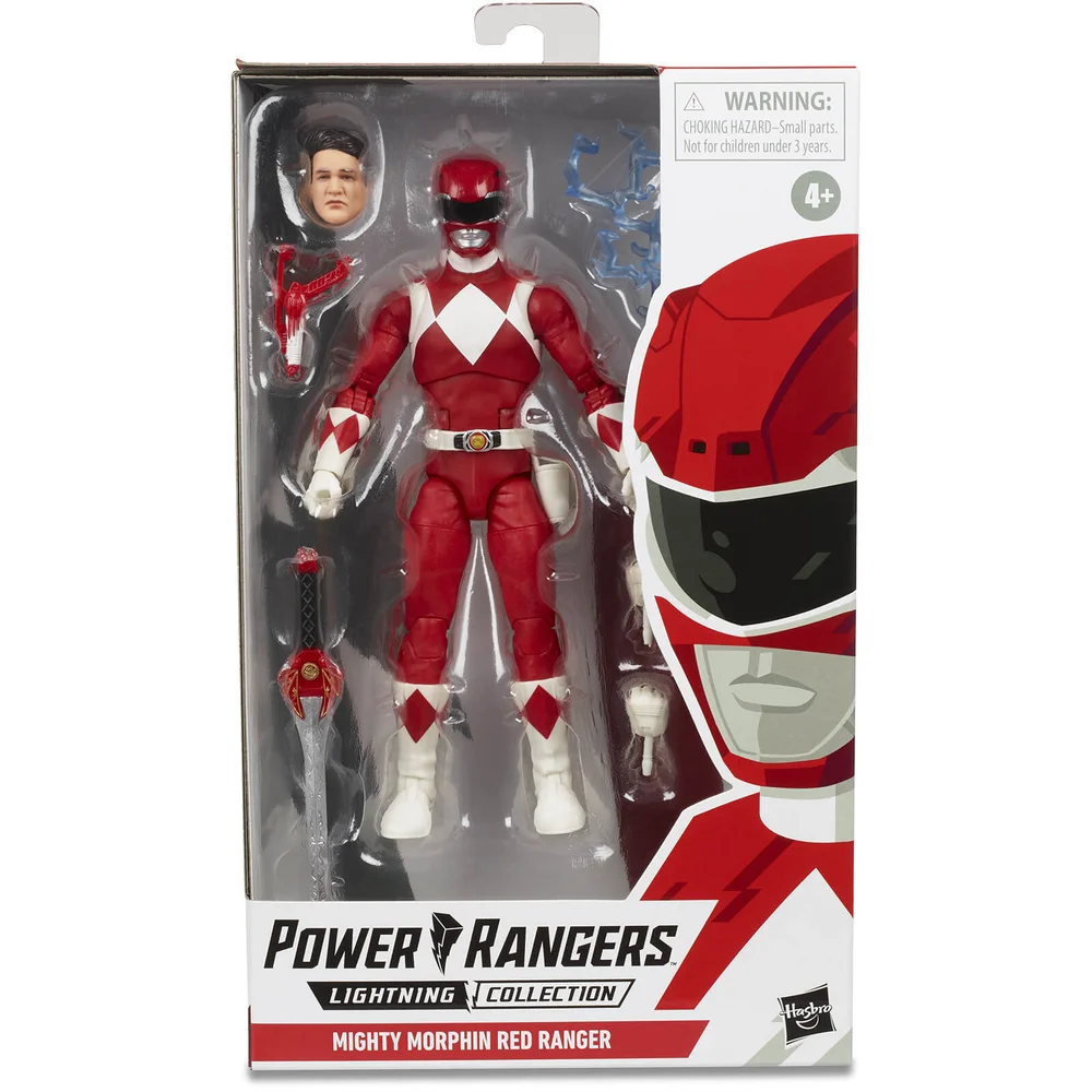 Hasbro Power Rangers Lightning Collection Mighty Morphin Lightning Collection Mighty Morphin Red Ranger 6 Inch Action Figure Image 1