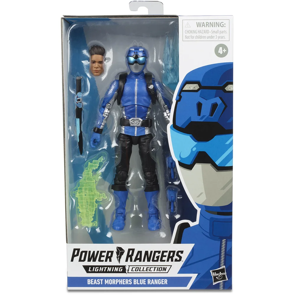Hasbro Power Rangers Lightning Collection Beast Morphers Blue Ranger 6 Inch Action Figure Image 1
