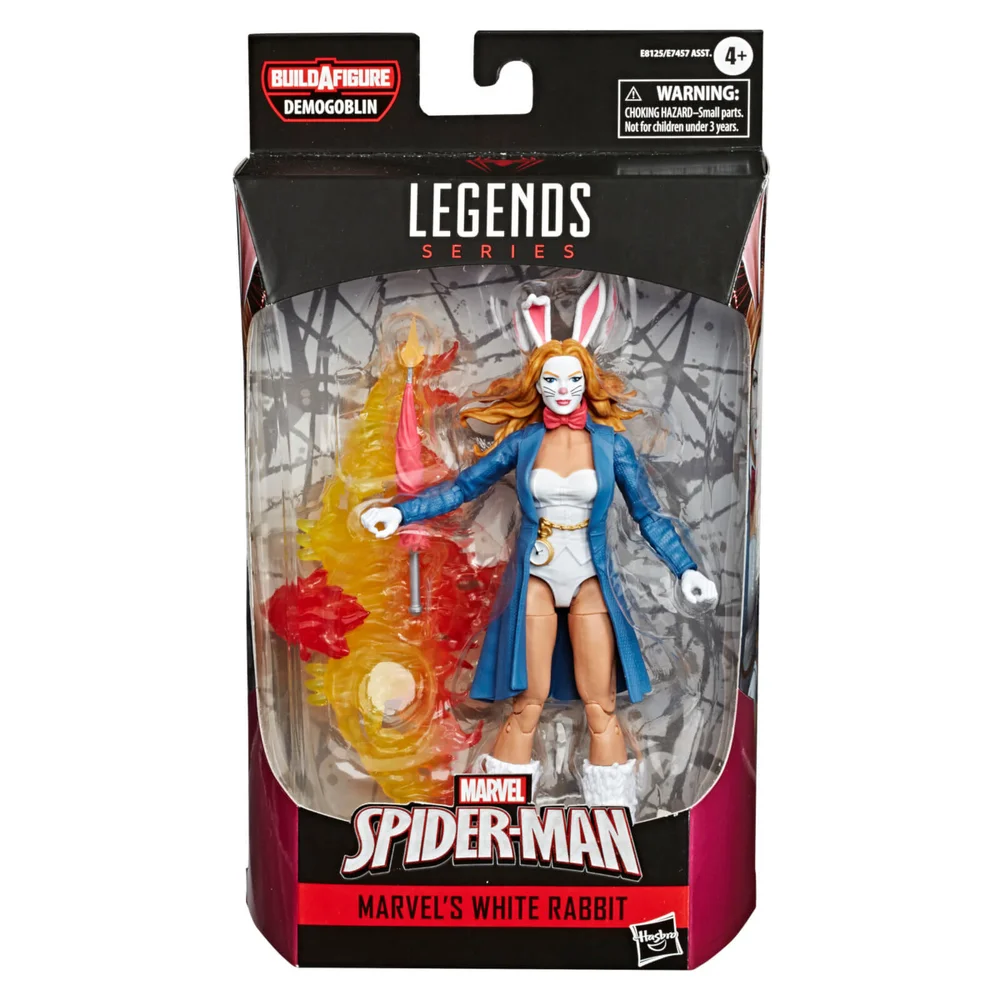 Hasbro Marvel Legends Spider-Man White Rabbit 6 Inch Action Figure Image 1