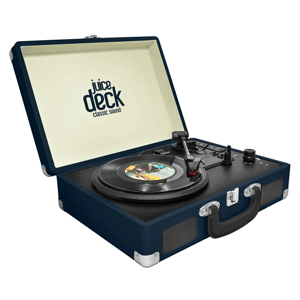Juice Deck Suitcase Vinyl Record Player Image 1