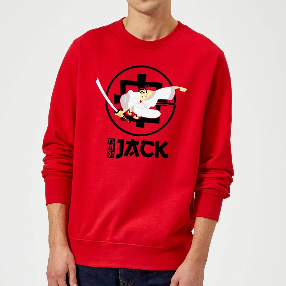 Samurai Jack They Call Me Jack Sweatshirt - Red - S Image 1