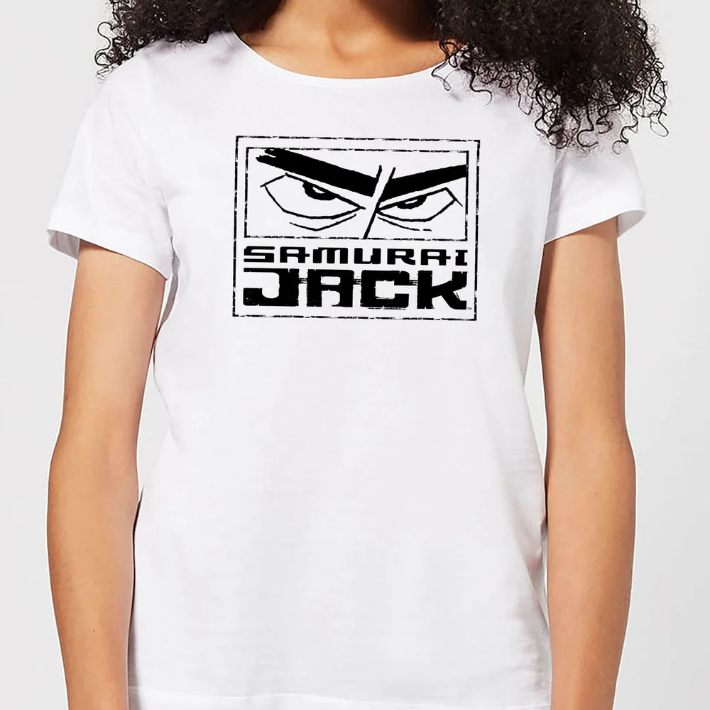 Samurai Jack Stylised Logo Women's T-Shirt - White - S Image 1