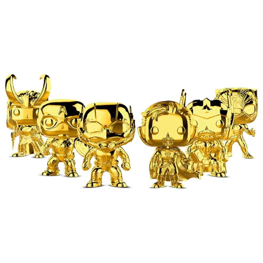 Funko Pop! Vinyl Marvel Studios 10 Chrome Bundle - 6 Pack Image 1