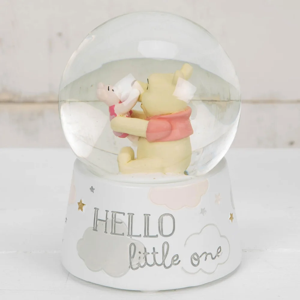 Disney Magical Beginnings Snow Globe Pooh & Piglet Image 1